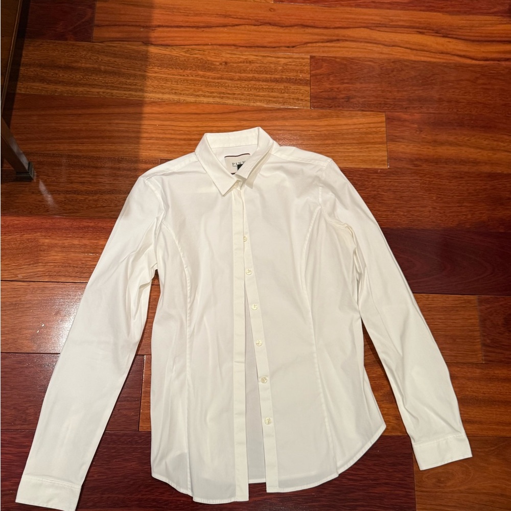 Thomas Pink Women's White Button Down Shirt
